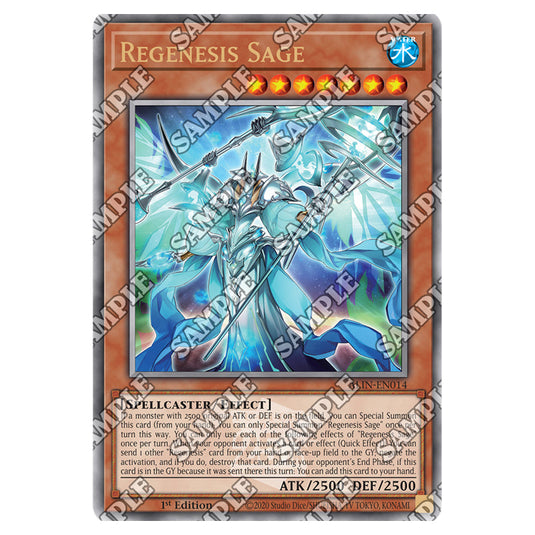 Regenesis Sage ALIN-EN014-QCR card from the Yu-Gi-Oh! set Alliance Insight