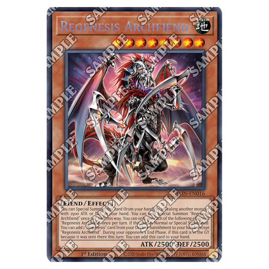 Regenesis Archfiend ALIN-EN016 card from the Yu-Gi-Oh! set Alliance Insight