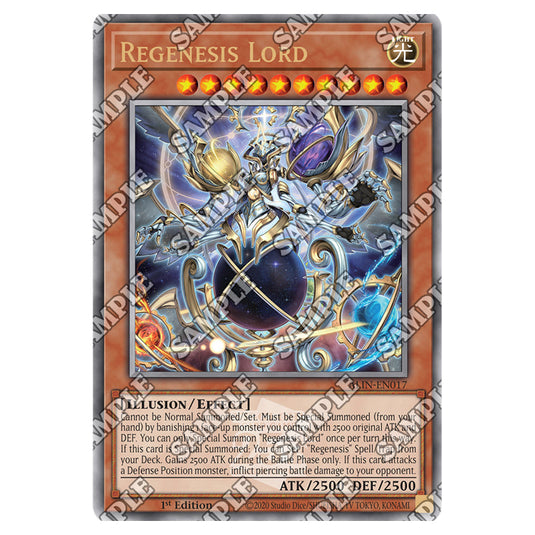 Regenesis Lord ALIN-EN017-QCR card from the Yu-Gi-Oh! set Alliance Insight