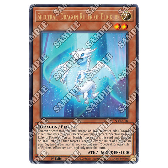 Spectral, Dragon Ruler of Flickers ALIN-EN018 card from the Yu-Gi-Oh! set Alliance Insight