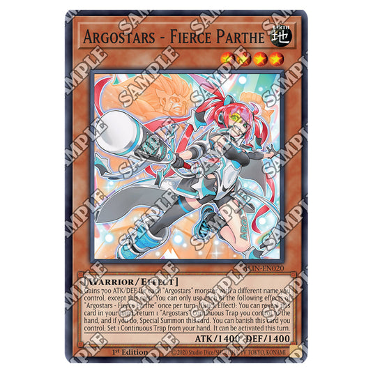 Argostars - Fierce Parthe ALIN-EN020 card from the Yu-Gi-Oh! set Alliance Insight