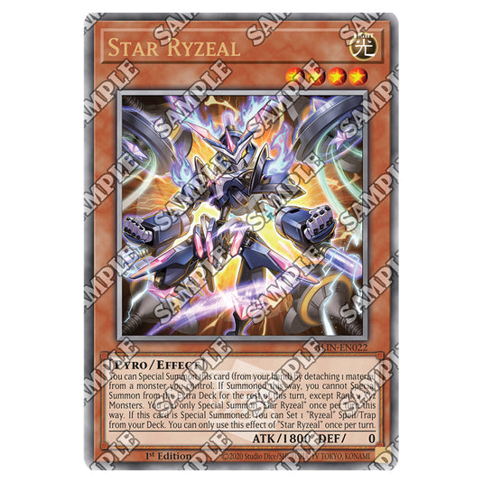 Star Ryzeal ALIN-EN022-QCR card from the Yu-Gi-Oh! set Alliance Insight