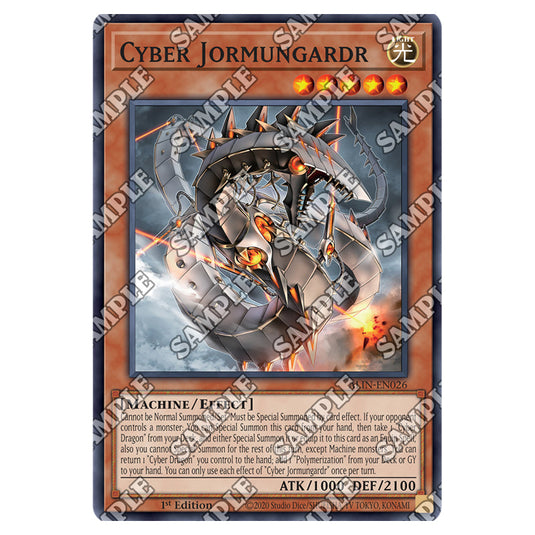 Cyber Jormungardr ALIN-EN026 card from the Yu-Gi-Oh! set Alliance Insight
