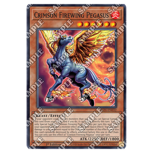 Crimson Firewing Pegasus ALIN-EN032 card from the Yu-Gi-Oh! set Alliance Insight