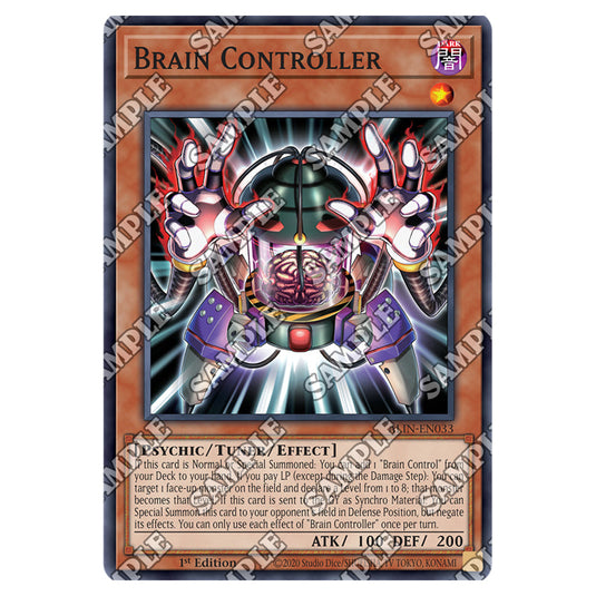 Brain Controller ALIN-EN033 card from the Yu-Gi-Oh! set Alliance Insight