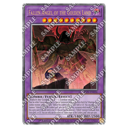 Fallen Angel of the Golden Land ALIN-EN036-QCR card from the Yu-Gi-Oh! set Alliance Insight