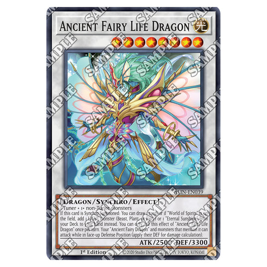 Ancient Fairy Life Dragon ALIN-EN039 card from the Yu-Gi-Oh! set Alliance Insight