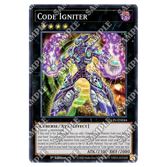 Code Igniter ALIN-EN044 card from the Yu-Gi-Oh! set Alliance Insight