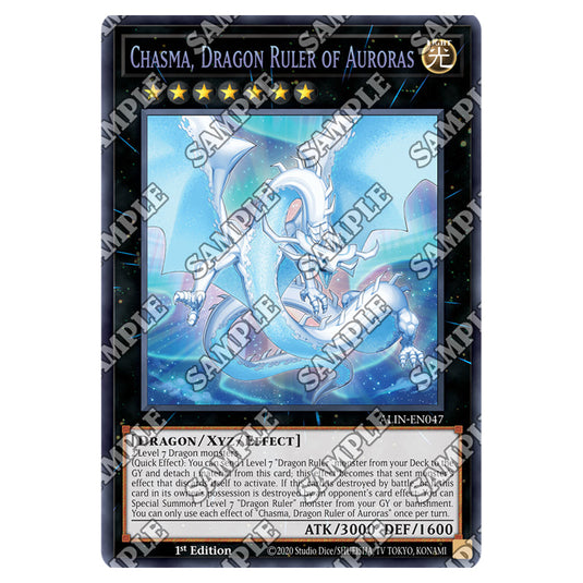 Chasma, Dragon Ruler of Auroras ALIN-EN047 card from the Yu-Gi-Oh! set Alliance Insight