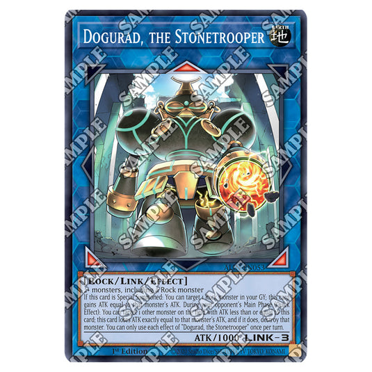 Dogurad, the Stonetrooper ALIN-EN053 card from the Yu-Gi-Oh! set Alliance Insight