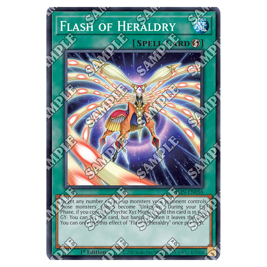 Flash of Heraldry ALIN-EN056 card from the Yu-Gi-Oh! set Alliance Insight