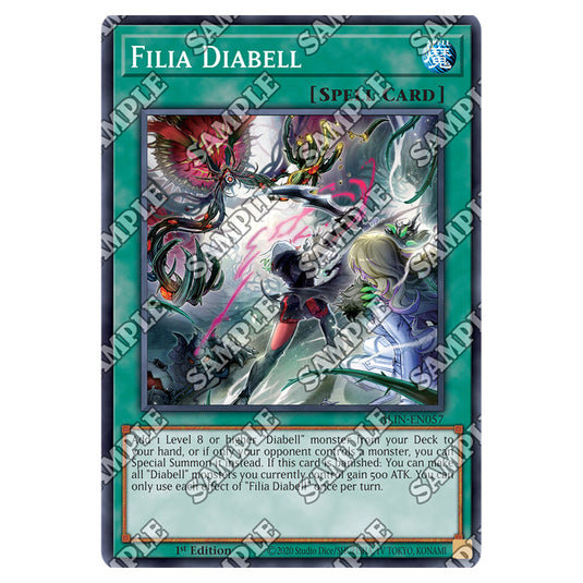 Filia Diabell ALIN-EN057 card from the Yu-Gi-Oh! set Alliance Insight