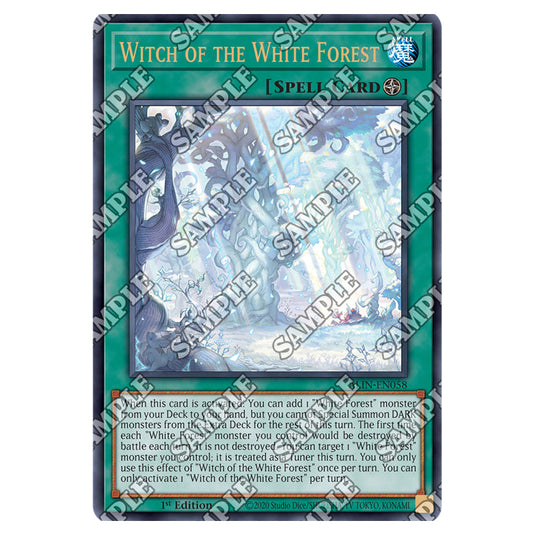 Witch of the White Forest ALIN-EN058 card from the Yu-Gi-Oh! set Alliance Insight