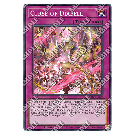 Curse of Diabell ALIN-EN072 card from the Yu-Gi-Oh! set Alliance Insight