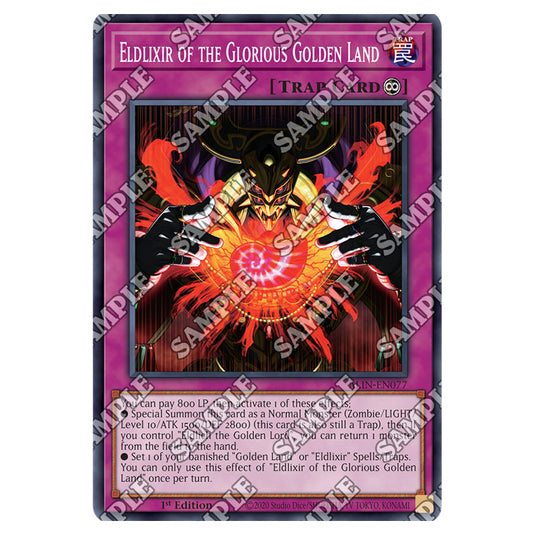 Eldlixir of the Glorious Golden Land ALIN-EN077 card from the Yu-Gi-Oh! set Alliance Insight