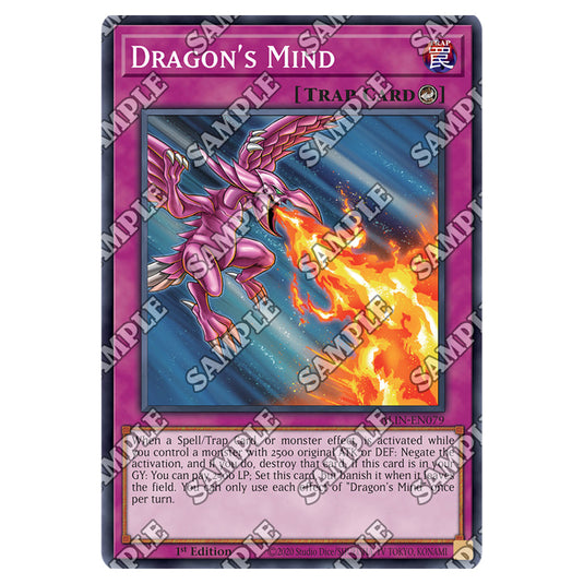 Dragon's Mind ALIN-EN079 card from the Yu-Gi-Oh! set Alliance Insight