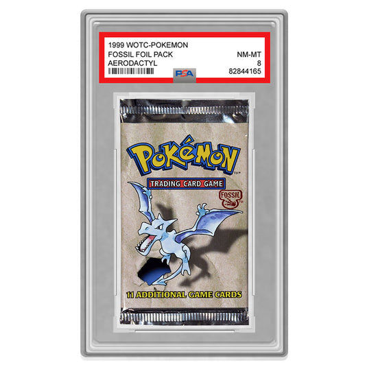 Pokemon - WOTC - Fossil - Booster Pack - Unlimited (Graded Slab)