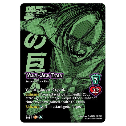 Gas Propellant card from the Attack on Titan set Battle For Humanity R 01 022/297