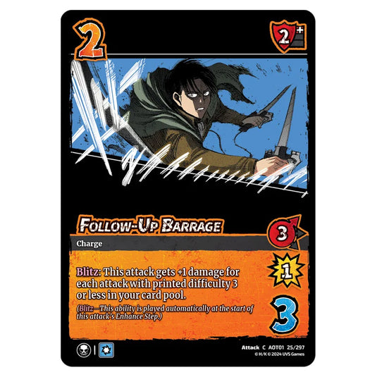 Git Movin'!! card from the Attack on Titan set Battle For Humanity C 01 026/297