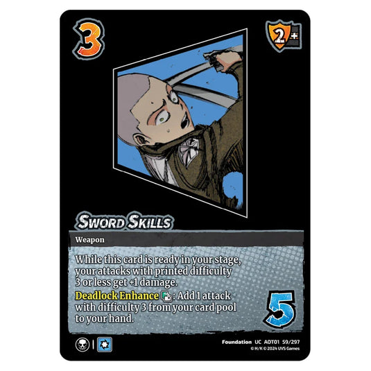 Sword Skills card from the Attack on Titan set Battle For Humanity C 01 059/297