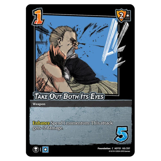 Take Out Both Its Eyes card from the Attack on Titan set Battle For Humanity C 01 060/297