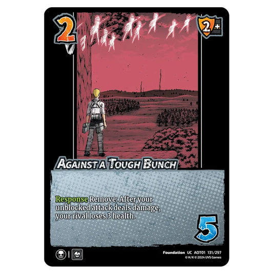 Against a Tough Bunch card from the Attack on Titan set Battle For Humanity UC 01 131/297