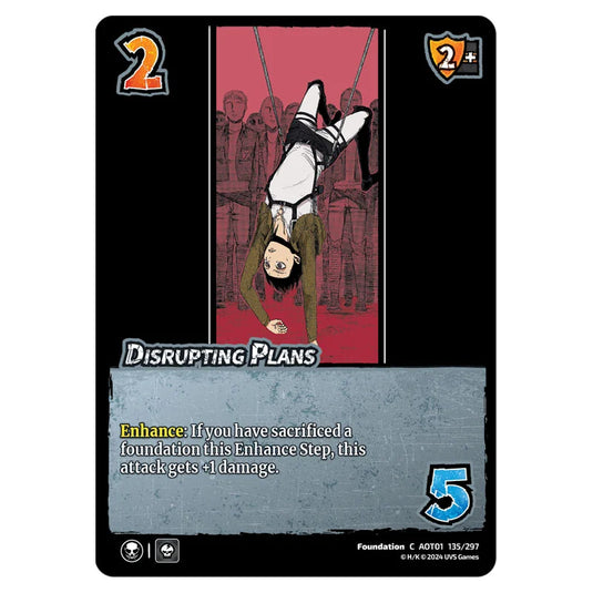 Disrupting Plans card from the Attack on Titan set Battle For Humanity C 01 135/297