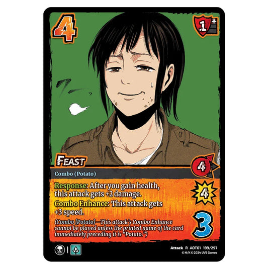 Feast card from the Attack on Titan set Battle For Humanity R 01 199/297