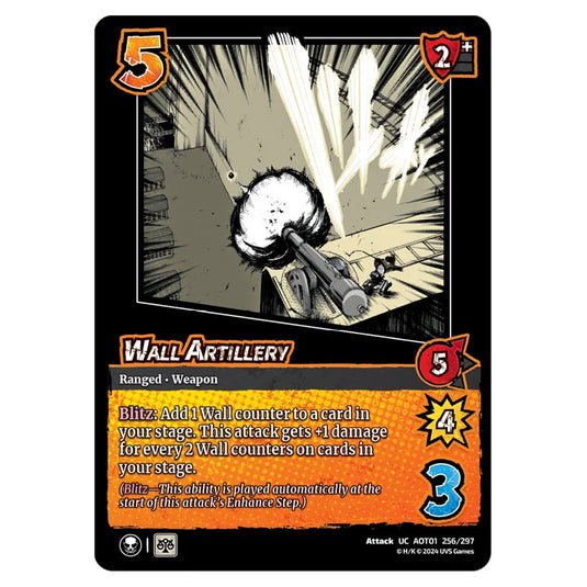 Wall Artillery card from the Attack on Titan set Battle For Humanity UC 01 256/297