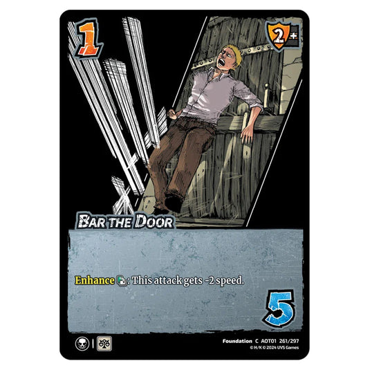 Bar the Door card from the Attack on Titan set Battle For Humanity C 01 261/297