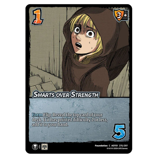 Smarts over Strength card from the Attack on Titan set Battle For Humanity C 01 275/297