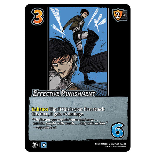 Effective Punishment card from the Attack on Titan set Battle For Humanity C 01 048/297