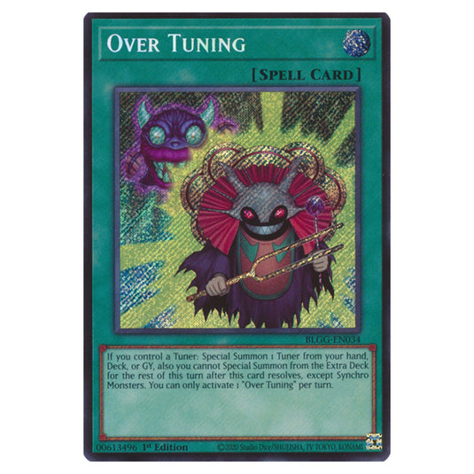 Over Tuning BLGG-EN034 card from the Yu-Gi-Oh! set Battles of Legend: Glorious Gallery