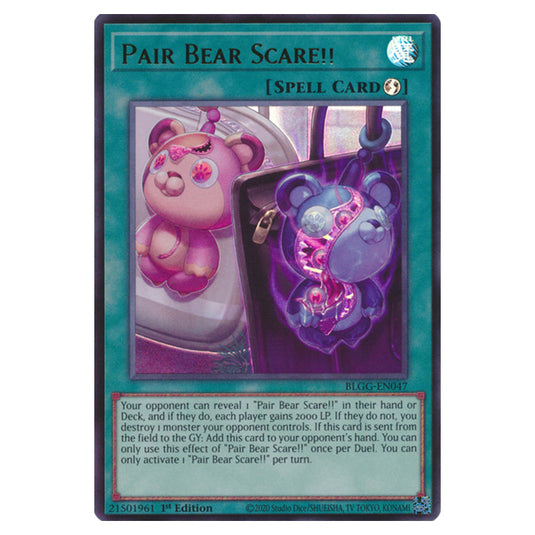 Pair Bear Scare!! BLGG-EN047 card from the Yu-Gi-Oh! set Battles of Legend: Glorious Gallery
