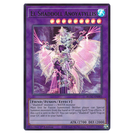 El Shaddoll Anoyatyllis BLGG-EN083 card from the Yu-Gi-Oh! set Battles of Legend: Glorious Gallery