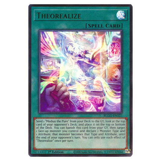 Theorealize BLGG-EN127 card from the Yu-Gi-Oh! set Battles of Legend: Glorious Gallery