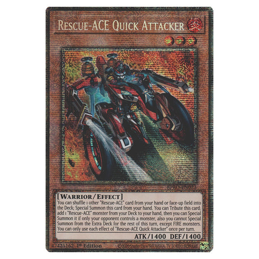 Rescue-ACE Quick Attacker BPRO-EN023a card from the Yu-Gi-Oh! set Burst Protocol