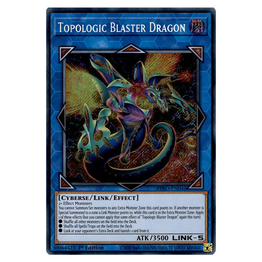 Topologic Blaster Dragon BPRO-EN046 card from the Yu-Gi-Oh! set Burst Protocol