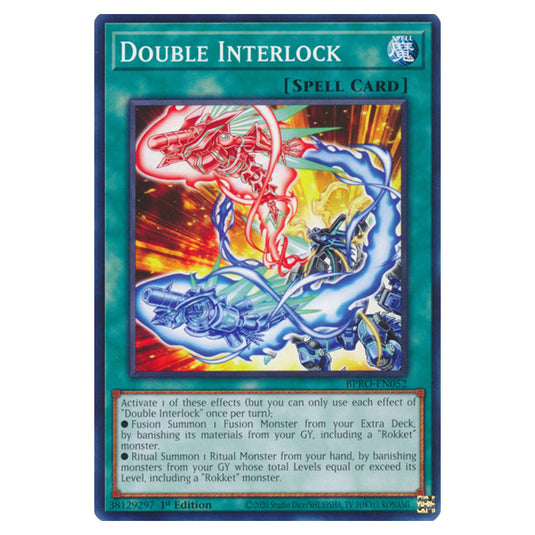 Double Interlock BPRO-EN052 card from the Yu-Gi-Oh! set Burst Protocol