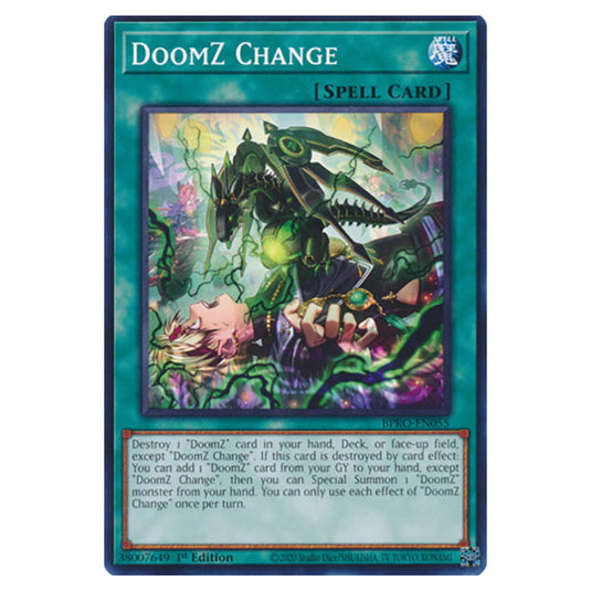 DoomZ Change BPRO-EN055 card from the Yu-Gi-Oh! set Burst Protocol