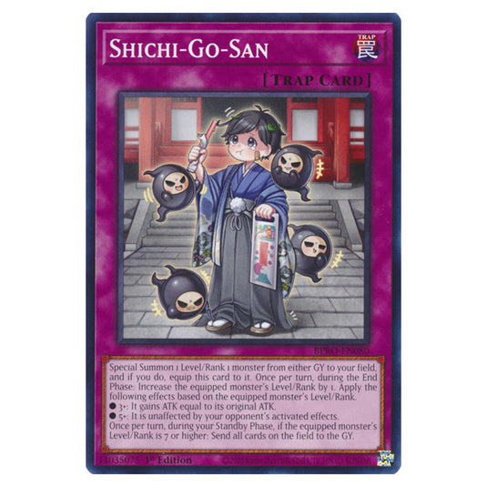 Shichi-Go-San BPRO-EN080 card from the Yu-Gi-Oh! set Burst Protocol