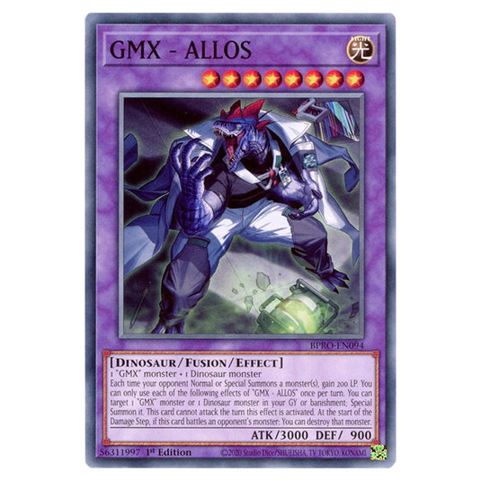 GMX - ALLOS BPRO-EN094 card from the Yu-Gi-Oh! set Burst Protocol