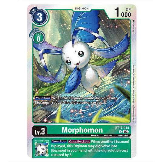 Morphomon BT17-044 card from the Digimon set Secret Crisis