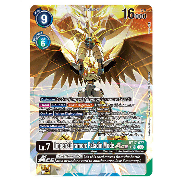 digimon card game imperialdramon paladin mode Digimon Card Game - Secret Crisis - Imperialdramon: Paladin Mode