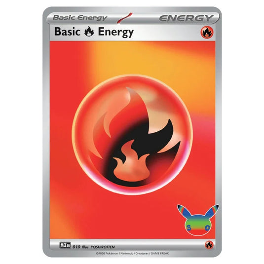 Pokemon - 30th Celebration - Basic Fire Energy