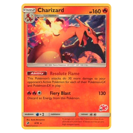 Pokemon - Battle Academy 2022 - Charizard 3/70 (Battle Academy Stamp)
