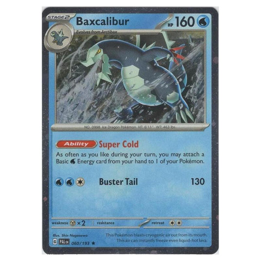 Pokemon - Scarlet & Violet - Paldea Evolved - Baxcalibur - 060/193 (Cosmo Holo)