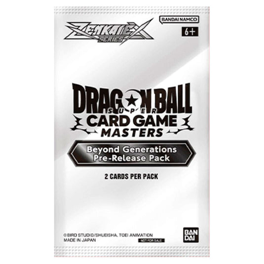 Dragon Ball Super Card Game - Masters Zenkai Series - B24 - Beyond Generation - Pre-Release Pack