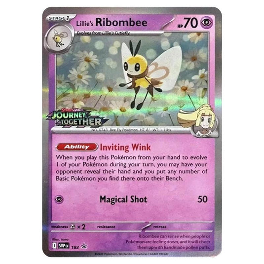 Pokemon - SV Black Star Promos - Lillie's Ribombee - SVP183