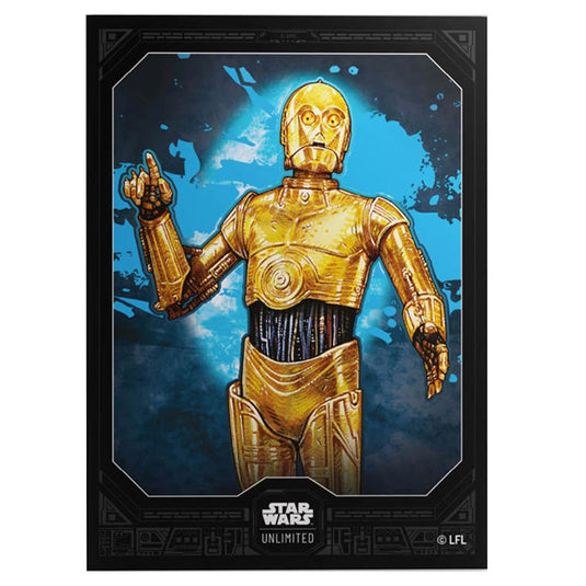 Gamegenic - Star Wars Unlimited - Premium Art Sleeves - C-3PO
